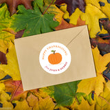 Turkey and Pumpkin Thanksgiving Stickers