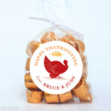 Turkey and Pumpkin Thanksgiving Stickers