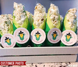 Happy Thanksgiving Friends Stickers - Turkey, Acorn, Pumpkin and Corn