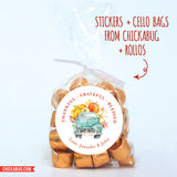 "Thankful, Grateful, Blessed" Vintage Truck Fall Stickers