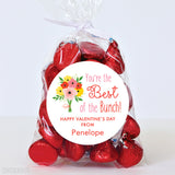 Flower Bouquet "Best of the Bunch" Valentine's Day Stickers