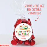 "I Like The Way You Roll" Valentine's Day Sushi Stickers