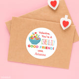 Cereal Valentine's Day Stickers