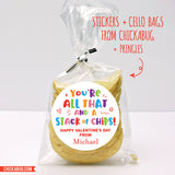 Potato Chips "All That and a Stack of Chips" Valentine's Day Stickers