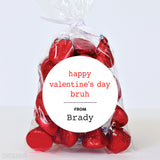 Happy Valentine's Day Bruh Stickers