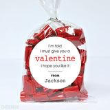 "I'm Told I Must Give You a Valentine" Stickers