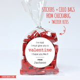 "I'm Told I Must Give You a Valentine" Stickers