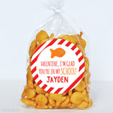 Goldfish "Glad You're In My School" Valentine's Day Stickers