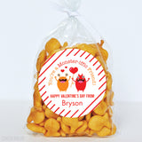 "You're a Monster-iffic Friend" Valentine's Day Stickers