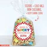 "Lucky To Have You In My Class" Valentine's Day Stickers