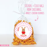 Bunny "Hoppy Valentine's Day" Valentine's Day Stickers
