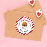 Sports Valentine's Day Stickers
