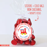 Train Valentine's Day Stickers