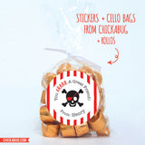 Pirate Valentine's Day Stickers