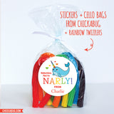 Narwhal Valentine's Day Stickers