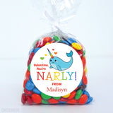 Narwhal Valentine's Day Stickers