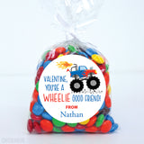 Monster Truck Valentine's Day Stickers