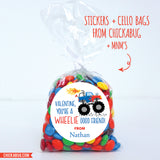 Monster Truck Valentine's Day Stickers