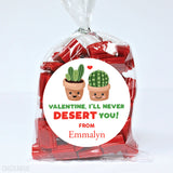 Cactus Valentine's Day Stickers