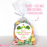 Turtles Valentine's Day Stickers