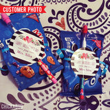 Flowers and Stripes Valentine's Day Stickers