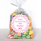 Valentine's Day Stickers - Pink