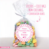 Valentine's Day Stickers - Pink
