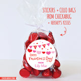 Happy Valentine's Day Banner Stickers