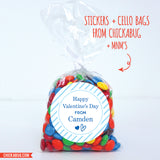 Valentine's Day Stickers - Blue