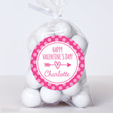 Heart & Arrow Valentine's Day Stickers - Pink