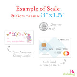Unicorn Valentine's Day Gift Labels