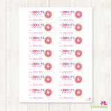 Donut Valentine's Day Gift Labels