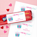 "I Like You a Latte" Valentine's Day Gift Labels