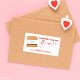 S'More Valentine's Day Gift Labels