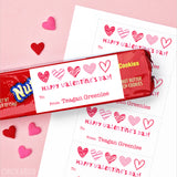 Hearts Valentine's Day Gift Labels
