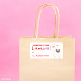 Llama Valentine's Day Gift Labels
