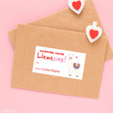 Llama Valentine's Day Gift Labels