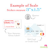 Llama Valentine's Day Gift Labels