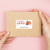 Sports Valentine's Day Gift Labels