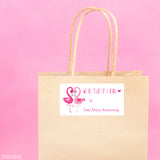 Flamingos Valentine's Day Gift Labels