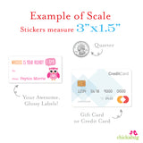 Owl Valentine's Day Gift Labels