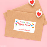 Jelly Beans Valentine's Day Gift Labels