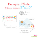 Jelly Beans Valentine's Day Gift Labels