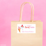 Watercolor Sweets Valentine's Day Gift Labels