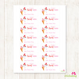 Watercolor Sweets Valentine's Day Gift Labels
