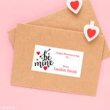"Be Mine" Valentine's Day Gift Labels
