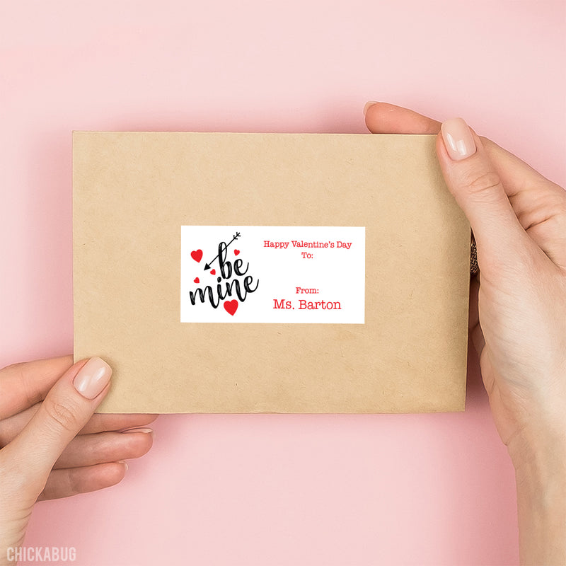 "Be Mine" Valentine's Day Gift Labels