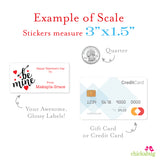 "Be Mine" Valentine's Day Gift Labels