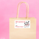 Pugs Valentine's Day Gift Labels