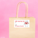 Cat Valentine's Day Gift Labels